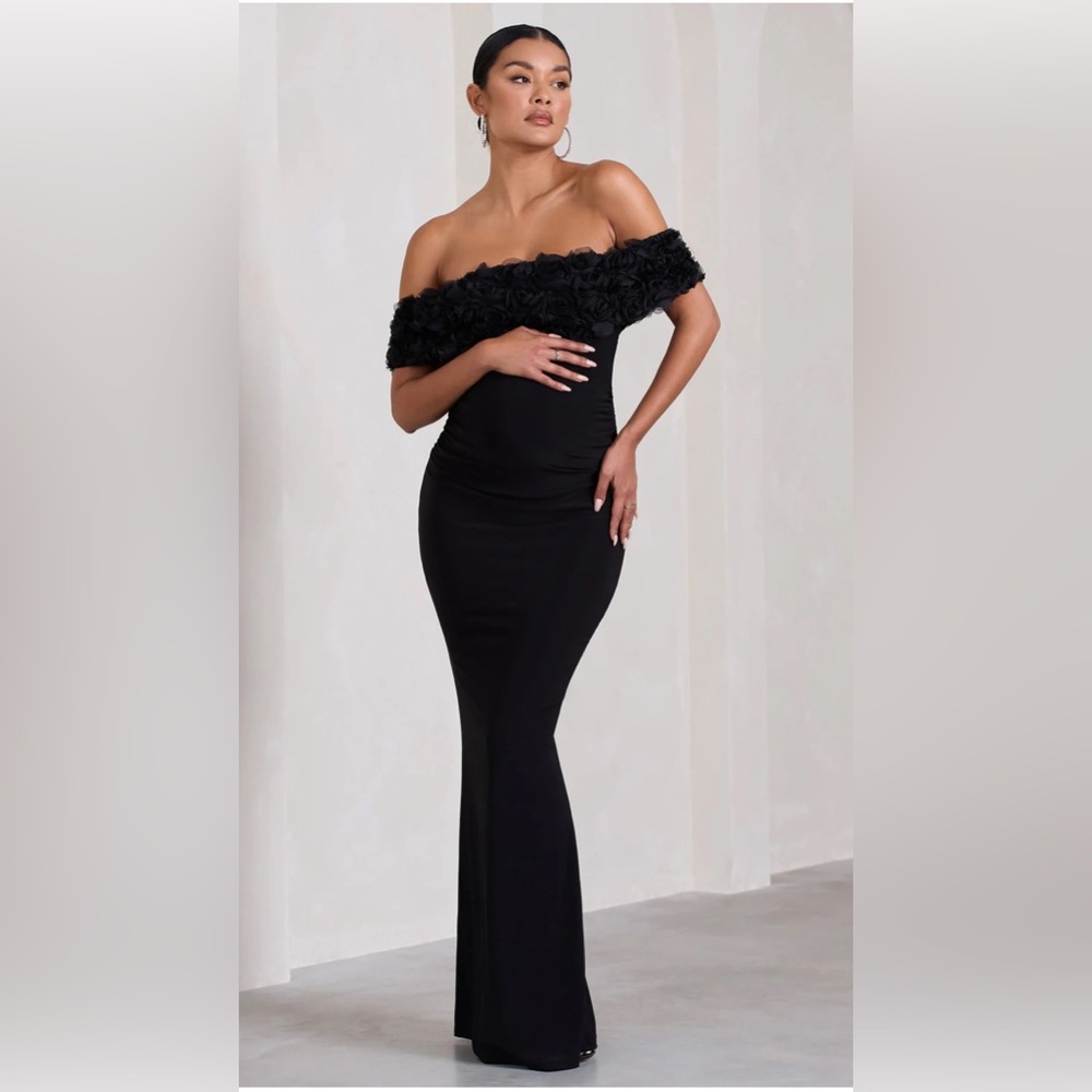Black Maternity Formal Dress